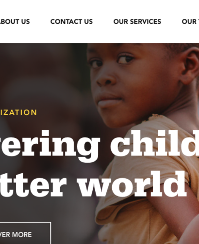 GoodHeart – Empowering Children NGO Website